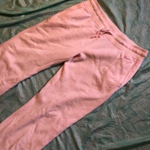 Pink nike jogging pants